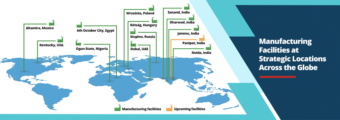 Manufacturing Facilities at Strategic Locations