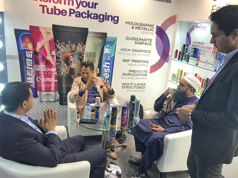 UFlex gets off to a Terrific Start at Beautyworld Middle East Exhibition 2018