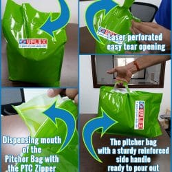 UFlex Engineers Easy-Scoop-Lock-Tight Pitcher Bag for Multinational Food Brands