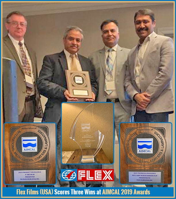 Flex Films (USA) Scores Three Wins at AIMCAL 2019 Awards