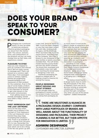 Does Your Brand Speak To Your Consumer? – Reports PITCH | May 2019 Print Edition