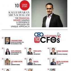 CEO Insights interview with UFlex Group CFO Rajesh Bhatia in their latest issue featuring ’10 Most Inspiring CFOs – 2019′